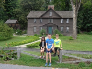 Orchard House, home of Louisa May Alcott.
